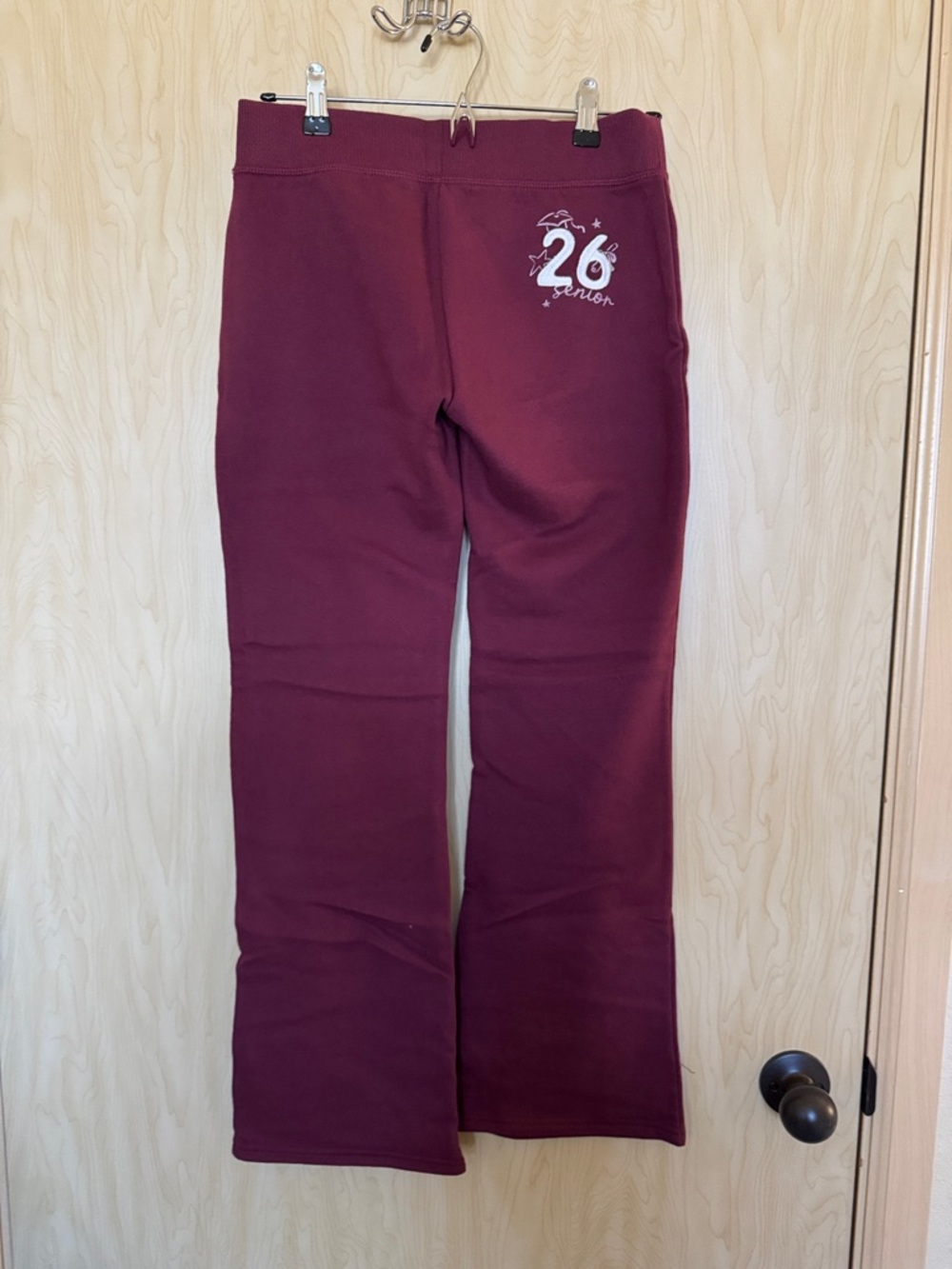 Hollister Feel Good Senior '26 Graphic Bootcut Sweatpants—NWT